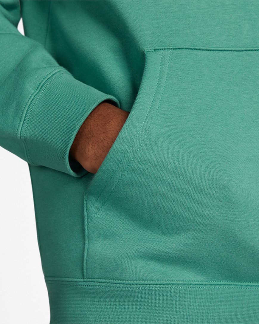 Men's Converse Go-To Embroidered Star Chevron Standard Fit Fleece Hoodie Green | AU 65048A
